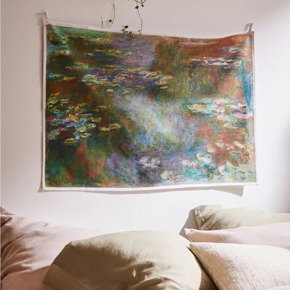 Urban Outfitters Monet Lily Pad Tapestry